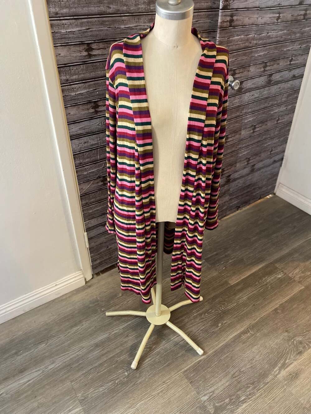 New! Promises Promises Open Front Long Cardigan for Womens Size 1X
